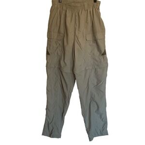 Columbia PFG Mens L Large Cargo Pants Zip Mesh Liner Performance Fishing Gear